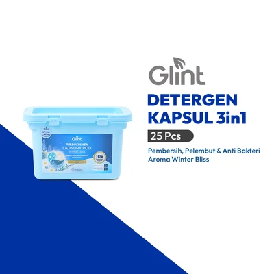 Gambar Glint Winter Bliss Detergen Kapsul Set 25 pcs - Biru