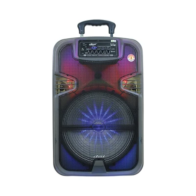 Gambar DAT Speaker Trolley Portable 1511 Eco+ - Hitam
