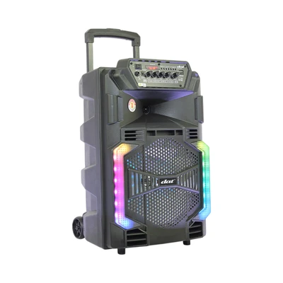 Gambar DAT Speaker Trolley Portable 1220 Eco+ - Hitam