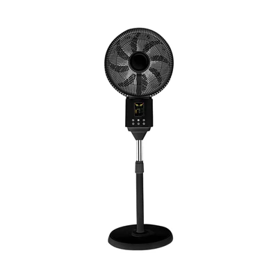 Gambar Krisbow Kipas Angin Berdiri Uap Dengan Remote 16 Inch 75 Watt - Hitam