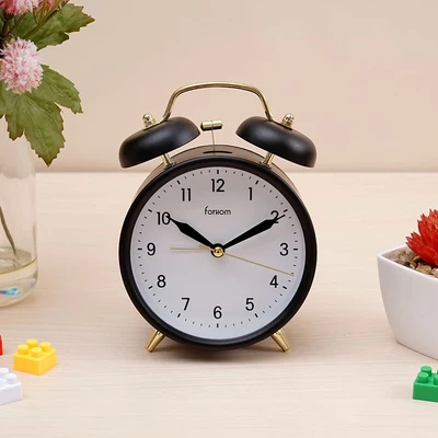 Gambar Forhom Jam Weker Twin Bell - Hitam
