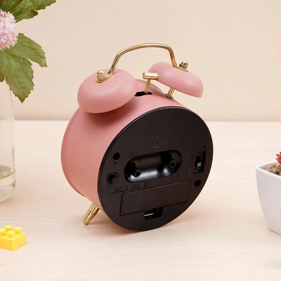 Gambar Forhom Jam Weker Twin Bell - Pink