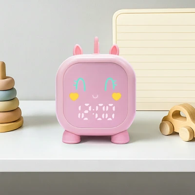 Gambar Forhom Jam Weker Digital Dino - Pink