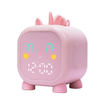 Gambar Forhom Jam Weker Digital Dino - Pink