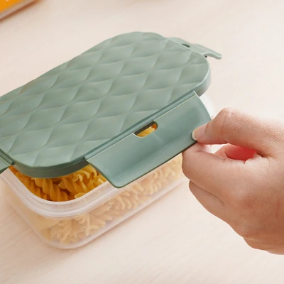 Gambar Picas Wave Wadah Makanan Plastik Set 3 pcs - Hijau