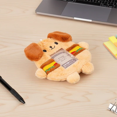 Gambar Ataru ID Card Holder Plush Burger - Cokelat