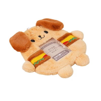 Gambar Ataru ID Card Holder Plush Burger - Cokelat
