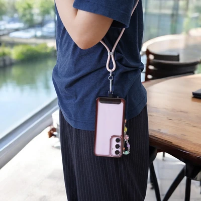 Gambar Ataru Gantungan Handphone Kabel USB-C To USB-C 1.65 Meter - Pink