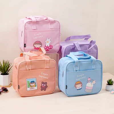 Gambar Ataru Tas Bekal Makanan Oxford Structured Random