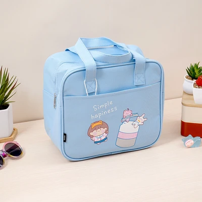 Gambar Ataru Tas Bekal Makanan Oxford Structured Random