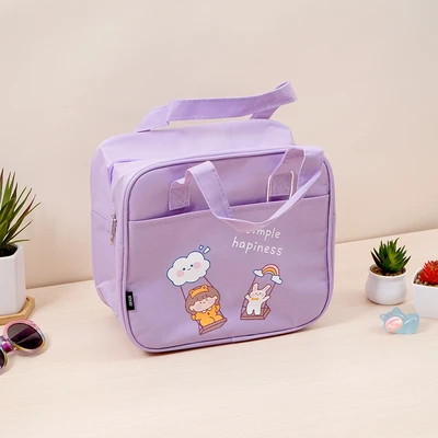 Gambar Ataru Tas Bekal Makanan Oxford Structured Random