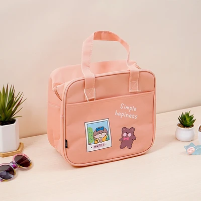 Gambar Ataru Tas Bekal Makanan Oxford Structured Random