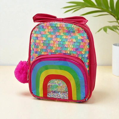 Gambar Ataru Tas Ransel Anak Rainbow Dengan Pita Random