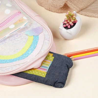 Gambar Ataru Tas Ransel Anak Rainbow Polkadot Random