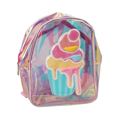 Gambar Ataru Tas Ransel Anak Cupcake Hologram - Pink