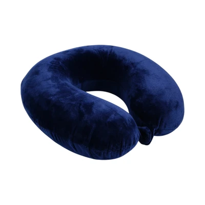 Gambar Passport Bantal Leher One Tone Round - Biru Navy