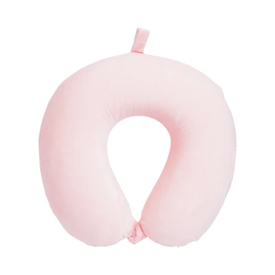 Gambar Passport Bantal Leher One Tone Round - Pink