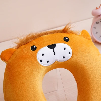 Gambar Passport Bantal Leher Anak Dengan Penutup Mata Lion - Oranye