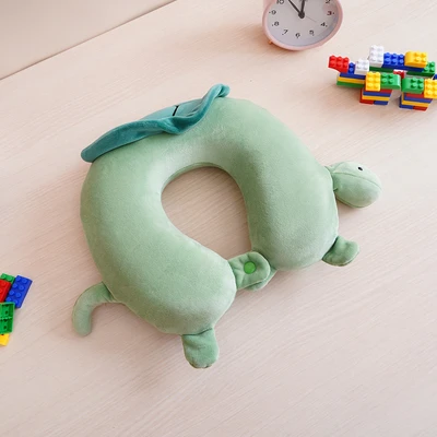 Gambar Passport Bantal Leher Anak Dengan Penutup Mata Turtle - Hijau