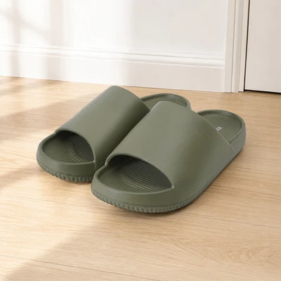 Gambar Ataru Sandal Pria Basic Slides Ukuran 44 - Hijau