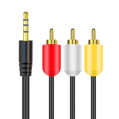 Gambar Sovox Kabel 3 RCA To Stereo 3.5 mm 1.2 Meter