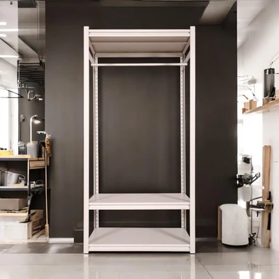 Gambar Masterspace Urban Rak Besi 3 Tingkat 90x45x183 cm - Krem