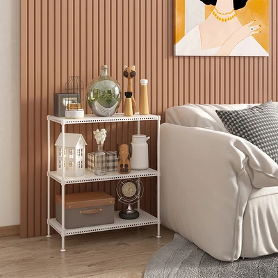 Gambar Masterspace Rak Besi 3 Tingkat Perforated 60x30x70 cm - Putih