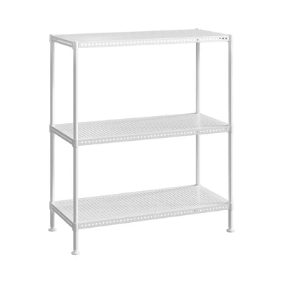 Gambar Masterspace Rak Besi 3 Tingkat Perforated 60x30x70 cm - Putih