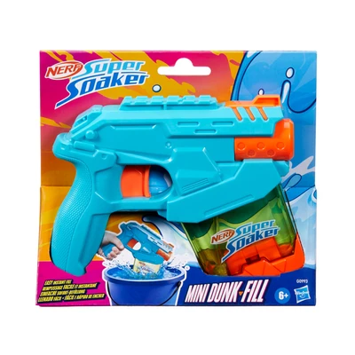 Gambar Nerf Water Gun Super Soaker Mini Dunk Fill - Biru