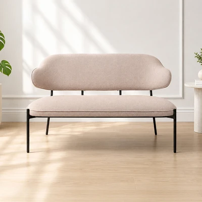 Gambar Selma Dove Sofa Fabric 2 Seater - Krem