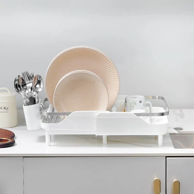 Gambar Informa New Willard Rak Piring 1 Tingkat Extendable - Putih