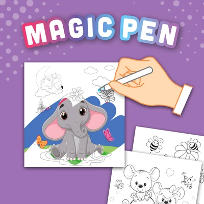 Gambar Kiddy Star Magic Book Unicorn