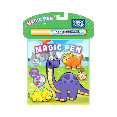 Gambar Kiddy Star Magic Book Dino - Hijau