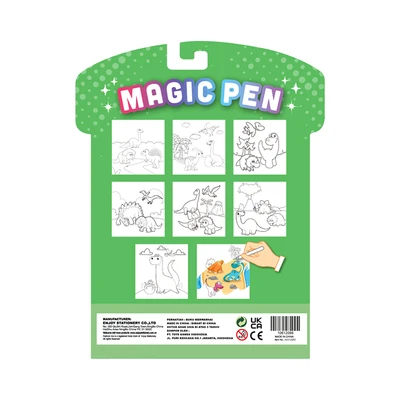 Gambar Kiddy Star Magic Book Dino - Hijau