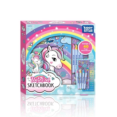 Gambar Kiddy Star Set My Sketchbook Unicorn