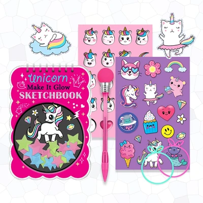 Gambar Kiddy Star Set My Glow Diary Unicorn