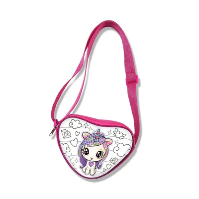 Gambar Kiddy Star Set Diamond Painting Cross Body Heart Bag