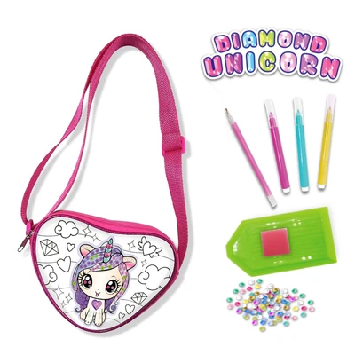 Gambar Kiddy Star Set Diamond Painting Cross Body Heart Bag