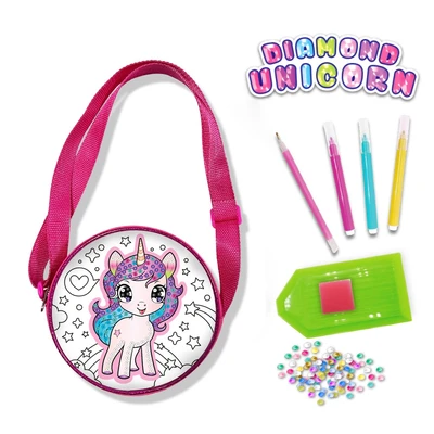 Gambar Kiddy Star Set Diamond Painting Cross Body Round Bag