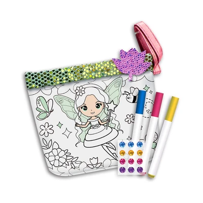 Gambar Kiddy Star Set Color Your Own Purse Fairy