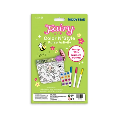 Gambar Kiddy Star Set Color Your Own Purse Fairy