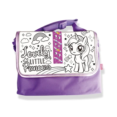 Gambar Kiddy Star Set Color Own Poster Bag Dengan Bracelet - Ungu