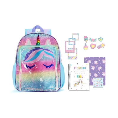 Gambar Kiddy Star Set Tas Ransel Anak & Active Journal My Unicorn
