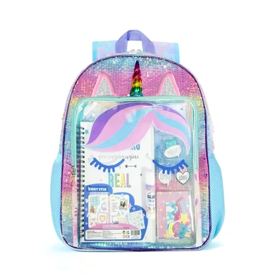 Gambar Kiddy Star Set Tas Ransel Anak & Active Journal My Unicorn