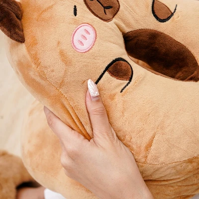 Gambar Ataru Bantal Tidur Capybara - Cokelat