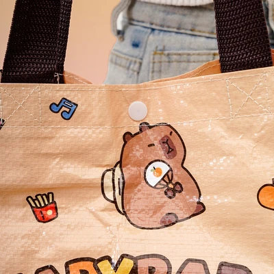 Gambar Ataru Tas Belanja Capybara Small - Cokelat
