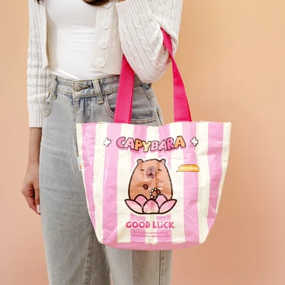 Gambar Ataru Tas Belanja Capybara Small - Pink
