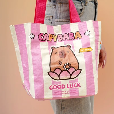 Gambar Ataru Tas Belanja Capybara Small - Pink