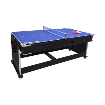 Gambar Berwyn Rotating Table Game 4 In 1 - Biru