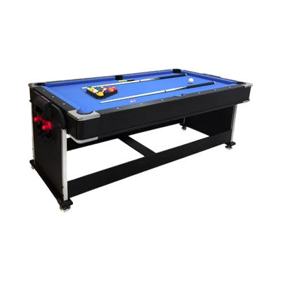 Gambar Berwyn Rotating Table Game 4 In 1 - Biru